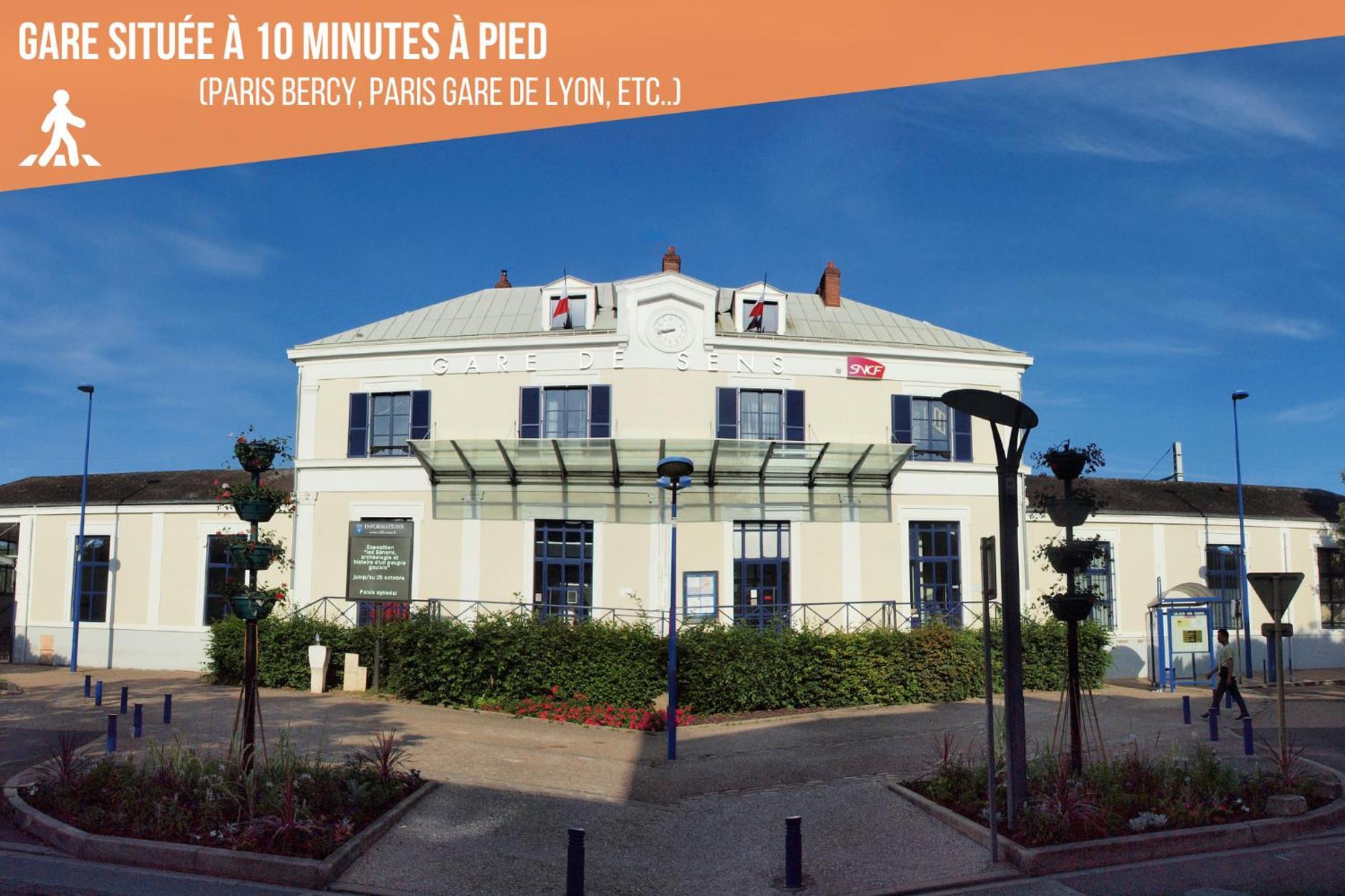 Le Premier - Charmant T2 A 600M Du Centre Ville Sens Ngoại thất bức ảnh